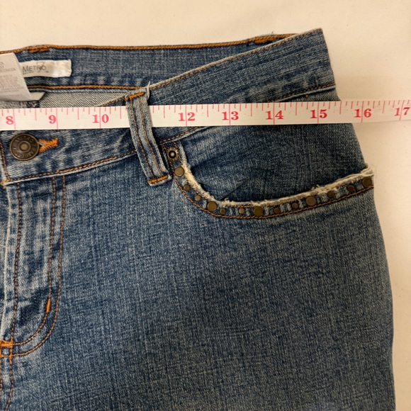 Missy 2 distressed Straight Leg Jeans with Bird Embroidery - Picture 8 of 8